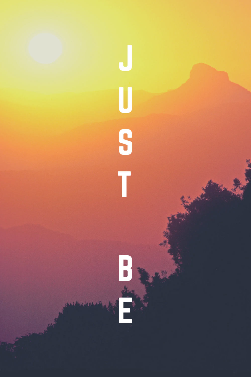 The Art of Just Being